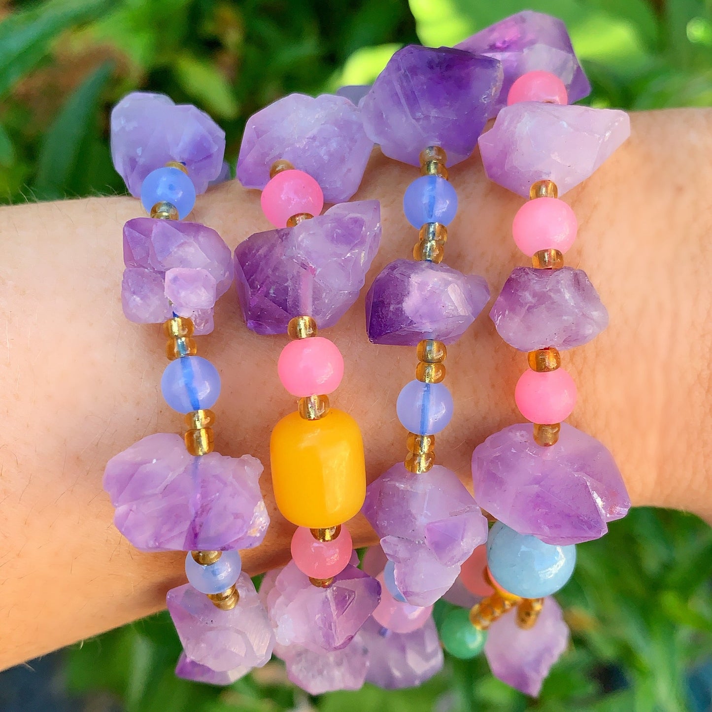 Amethyst Crystal Bracelet