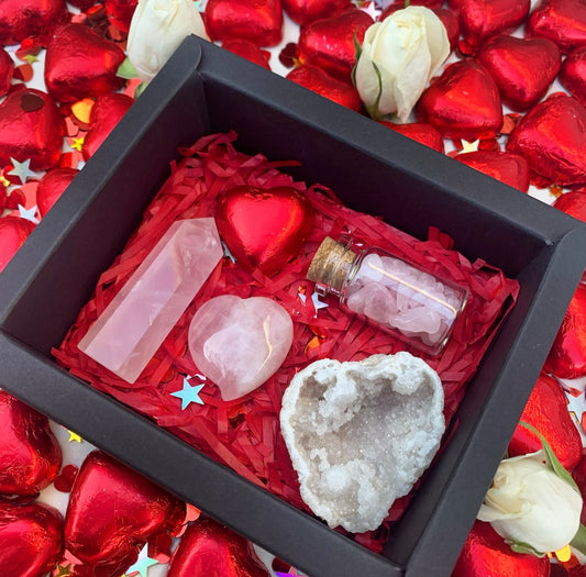 Crystal Set Valentine Day Love Gift Box