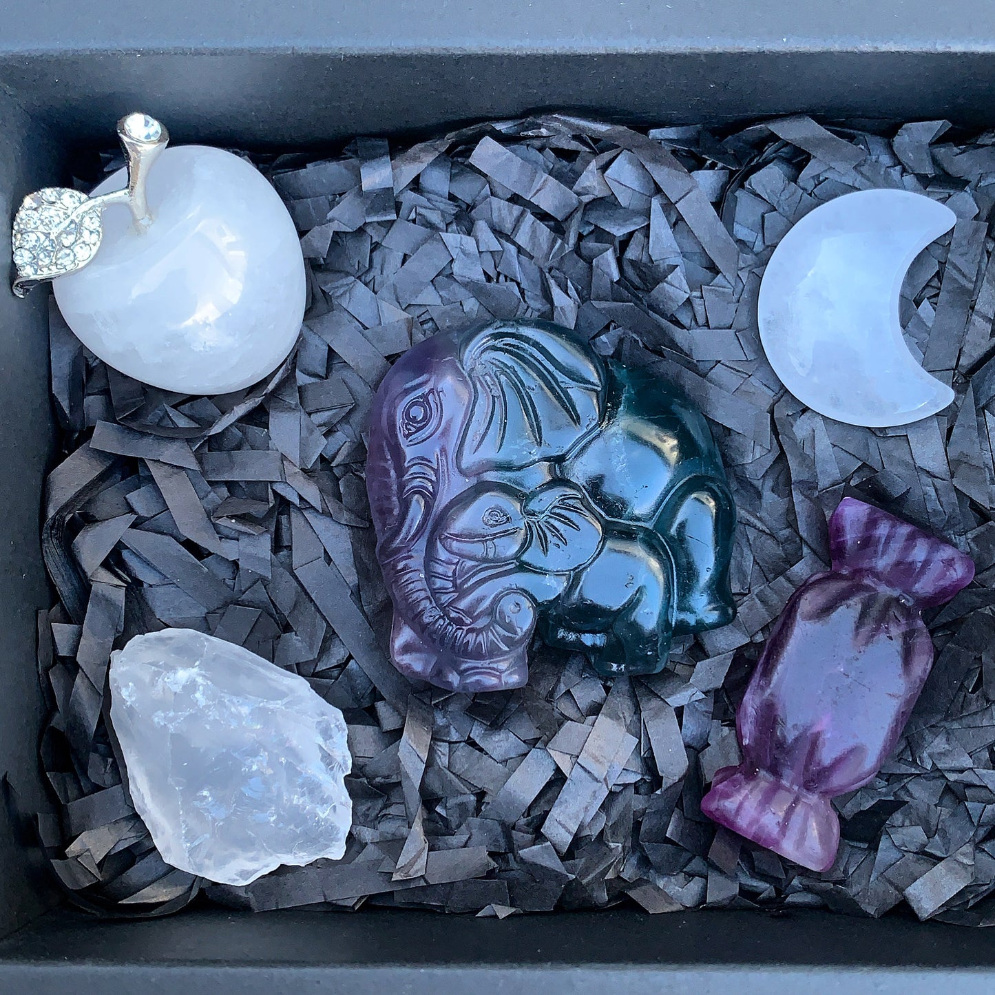 Fluorite Amplifier Crystal Gift Box