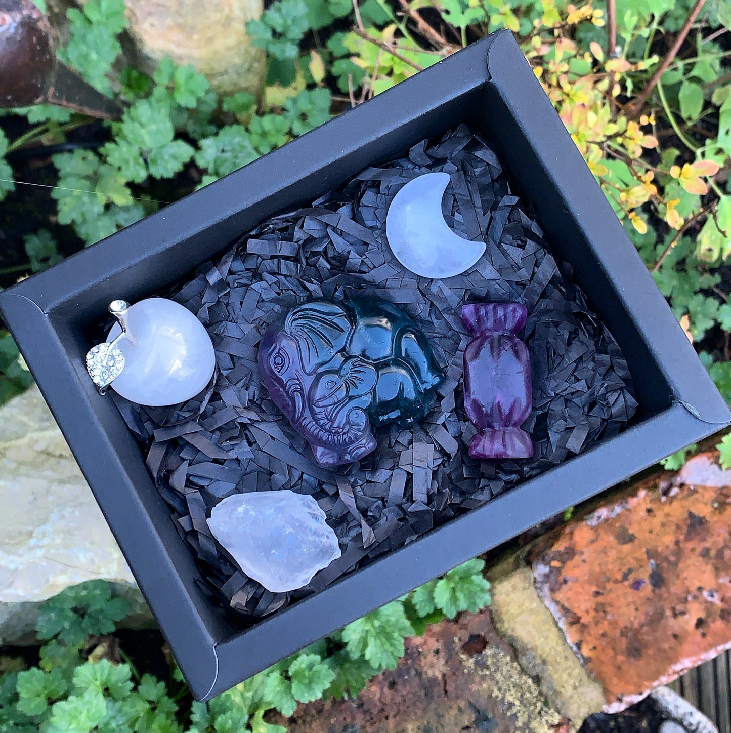 Fluorite Amplifier Crystal Gift Box