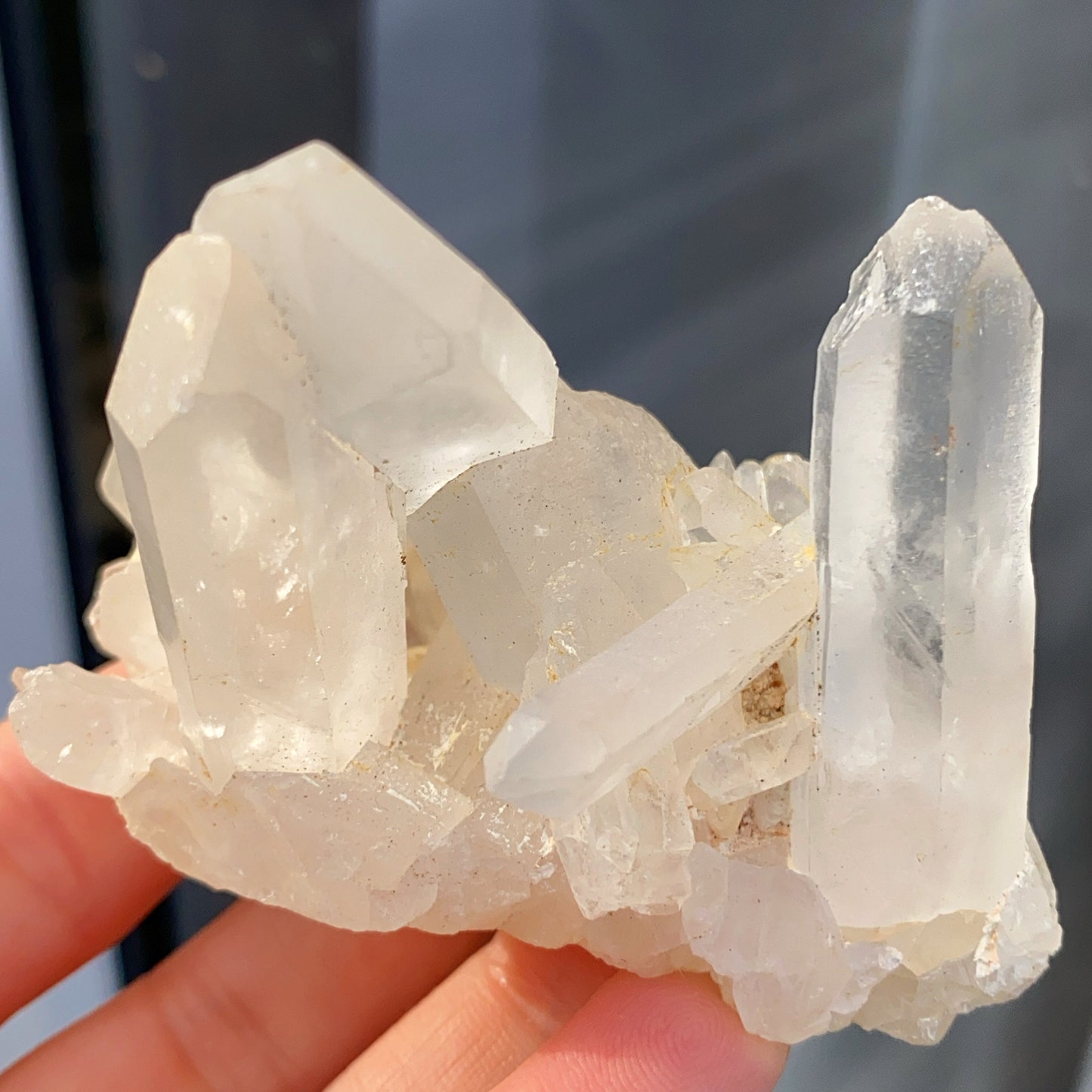 Enchanted Clear Quartz Point Cluster 2 - 102g