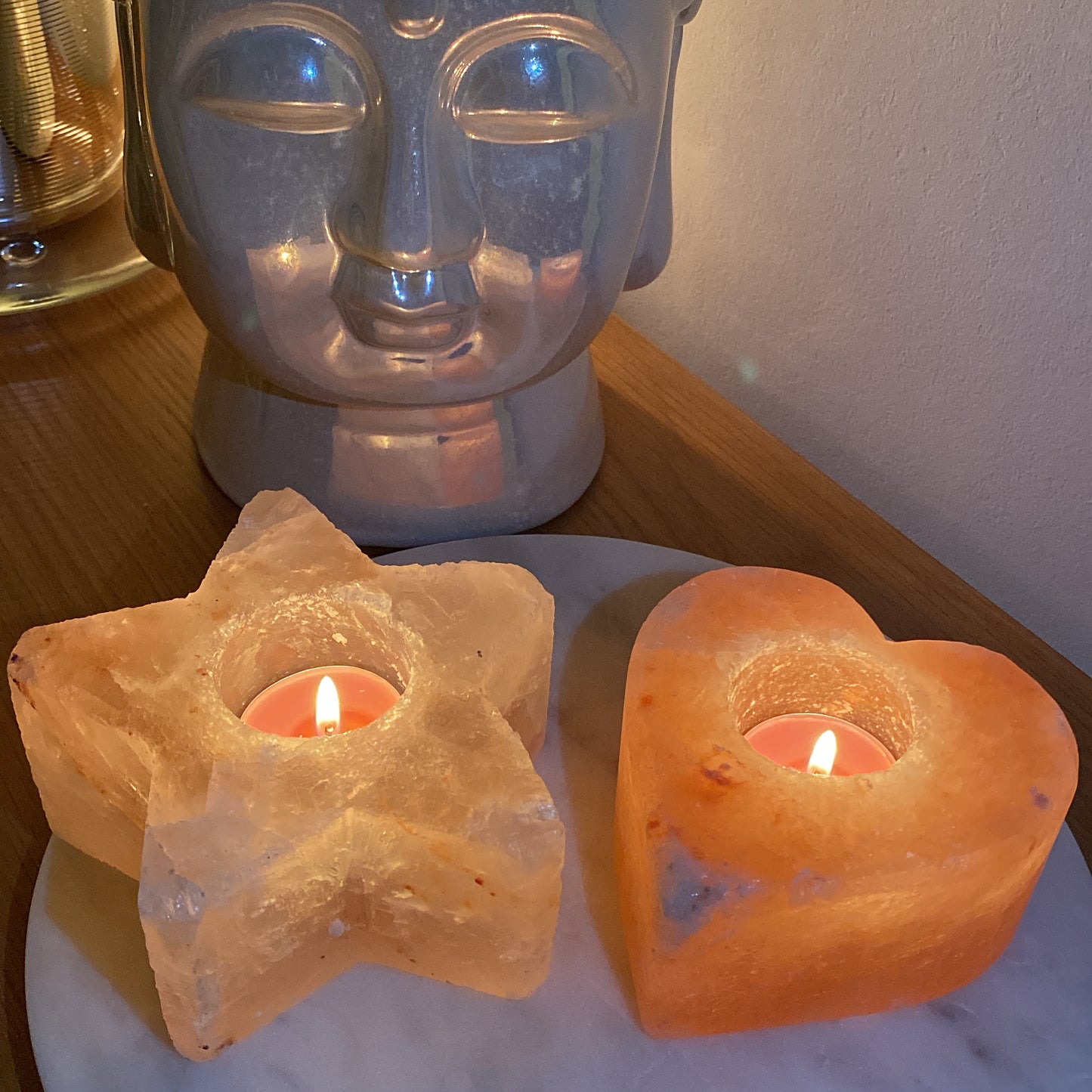 Himalayan Salt Star Candle Holder