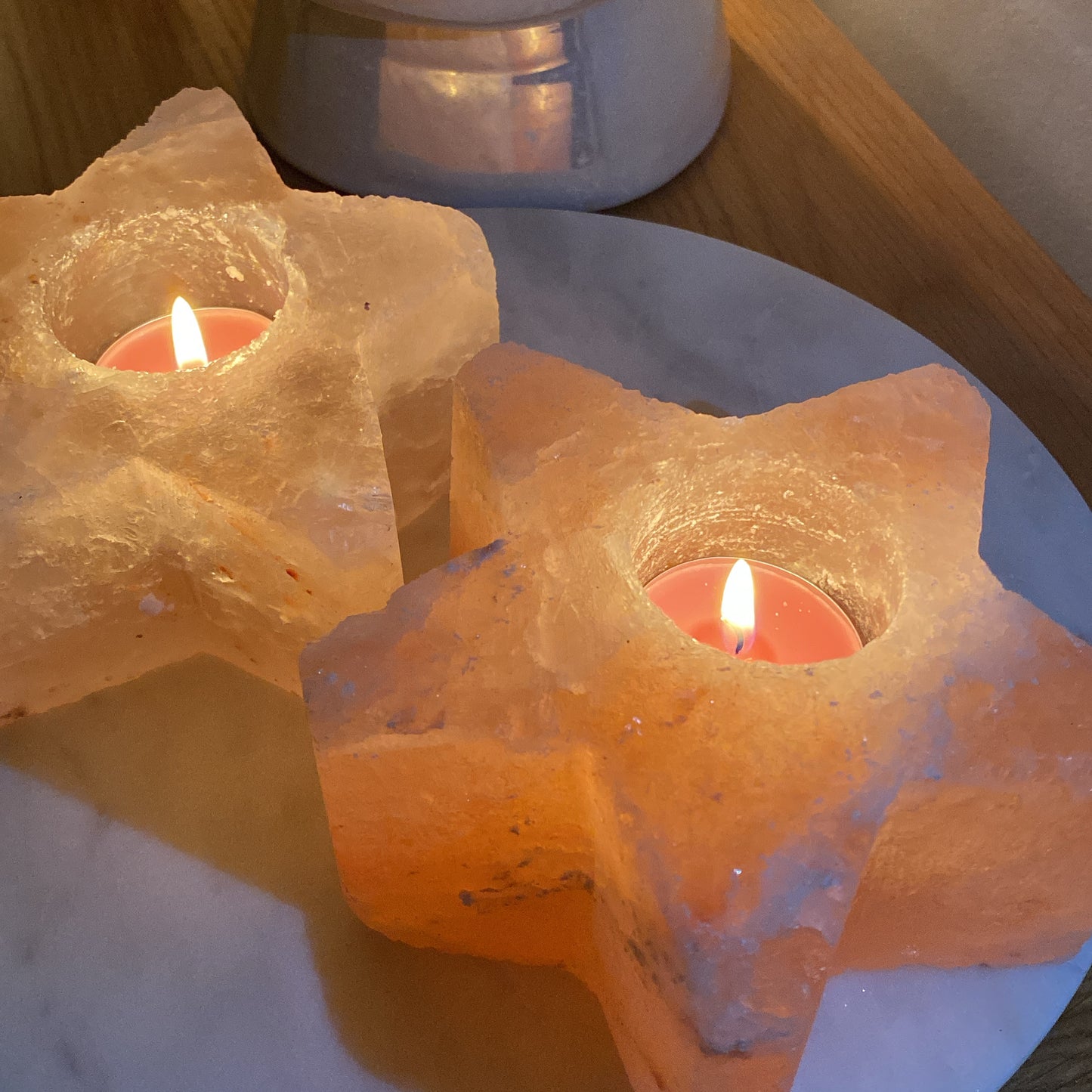 Himalayan Salt Star Candle Holder
