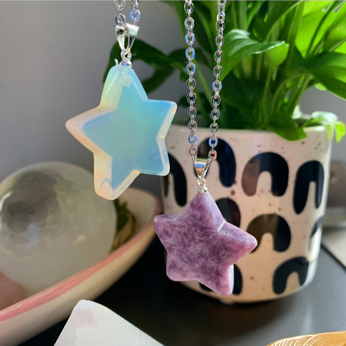 Opalite Star Necklace