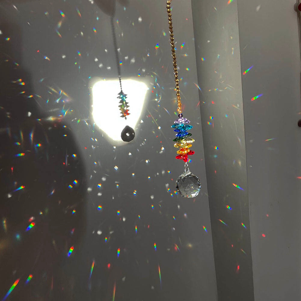 Crystal Chakra Suncatcher