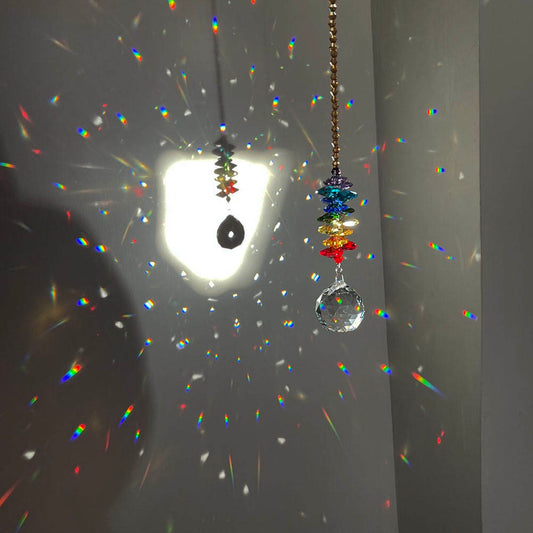 Crystal Chakra Suncatcher
