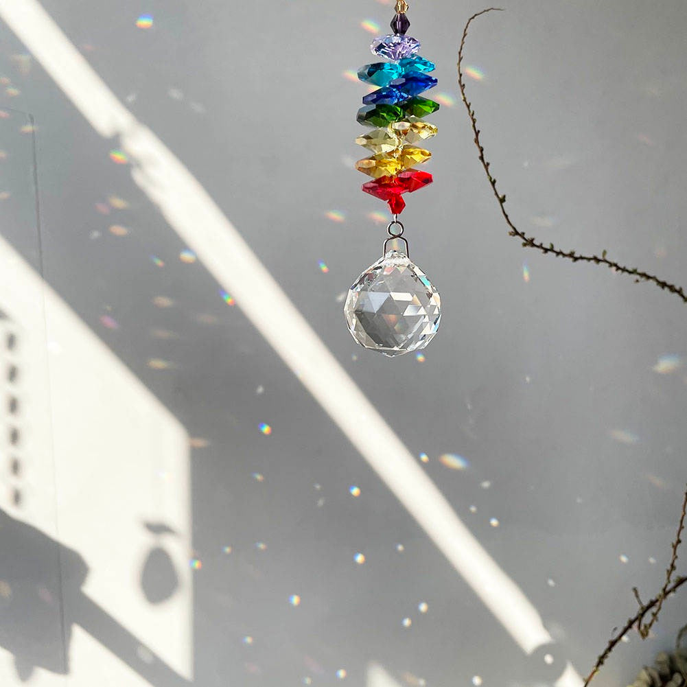 Crystal Chakra Suncatcher