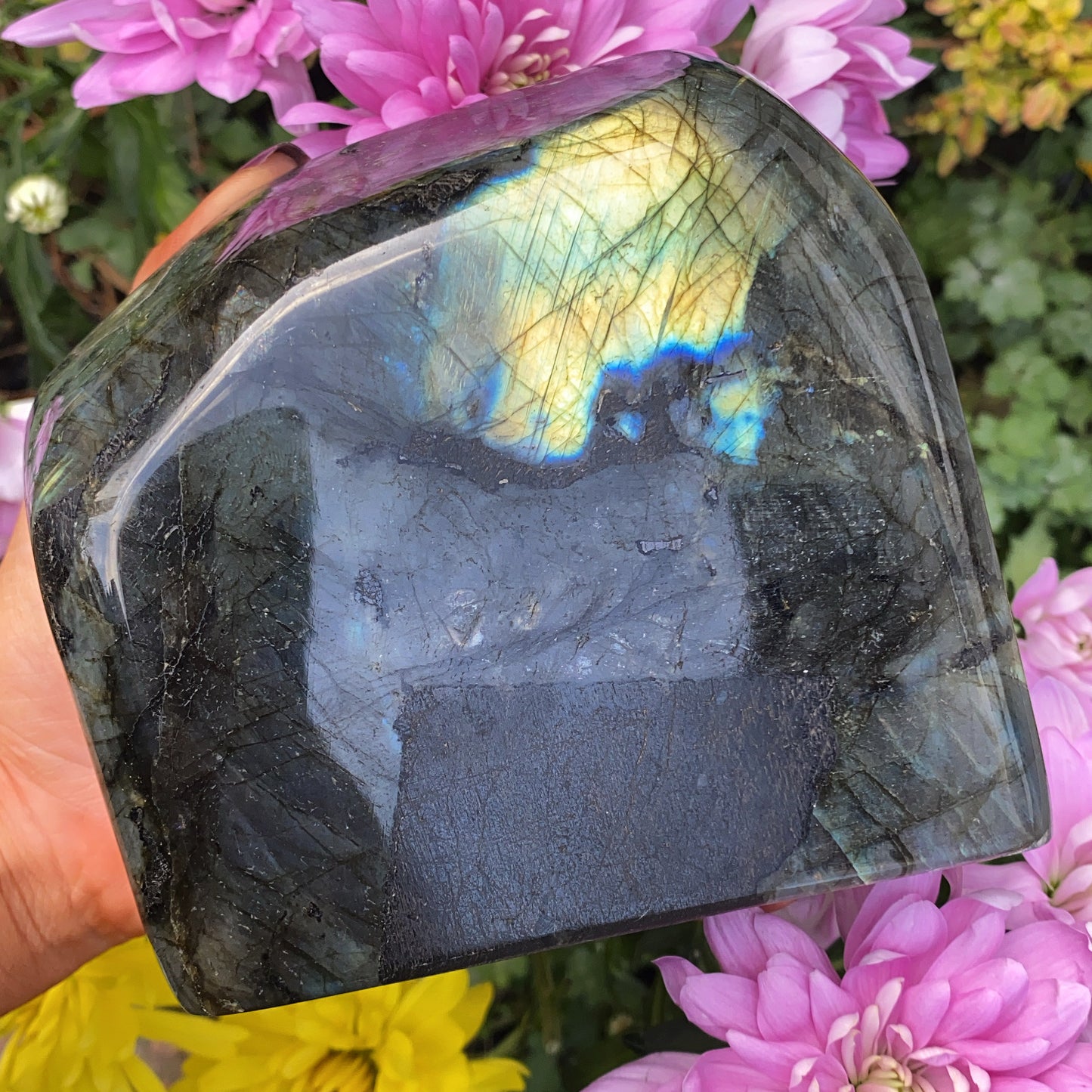 High Grade Labradorite Slab - 1.99kg