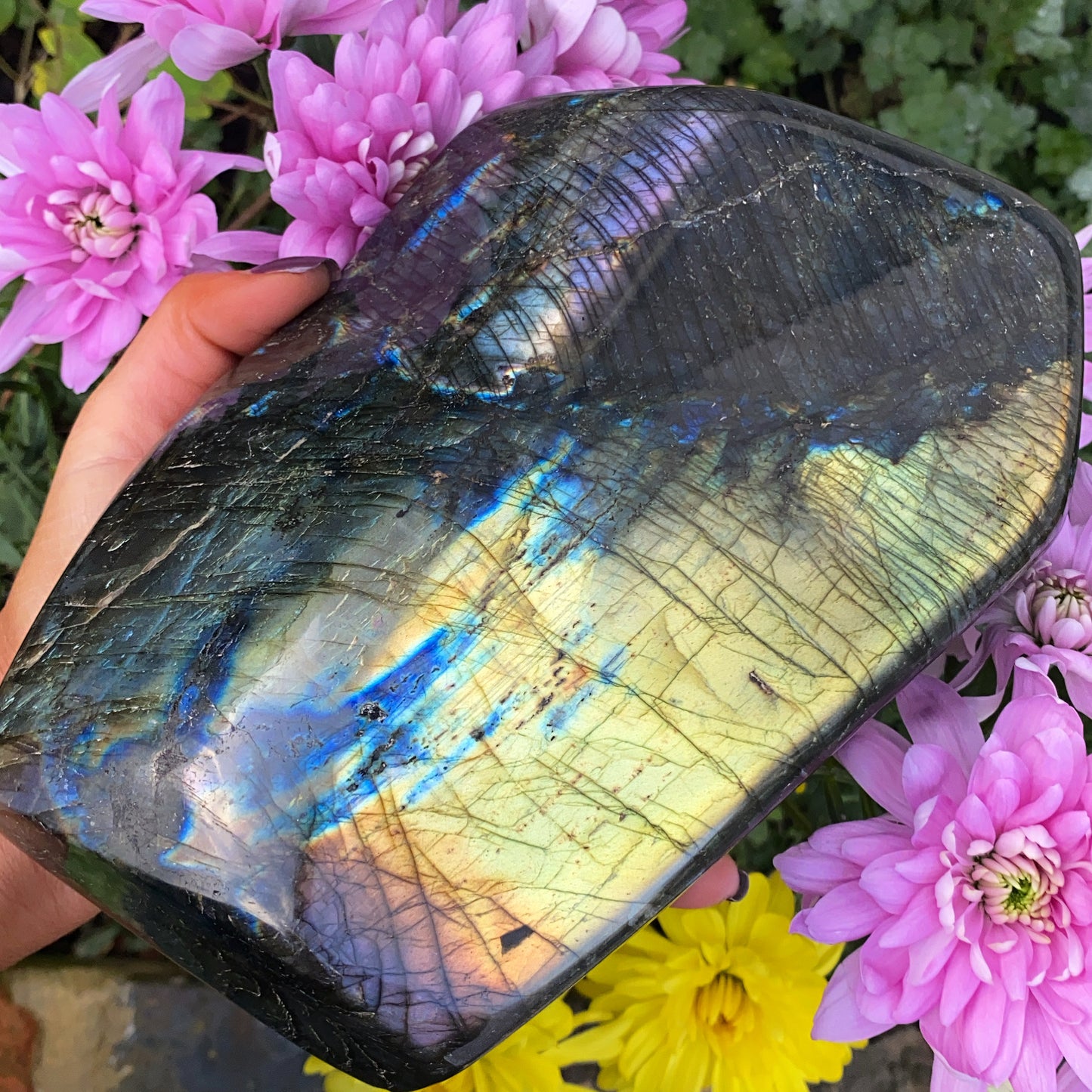 High Grade Labradorite Slab - 2.8kg