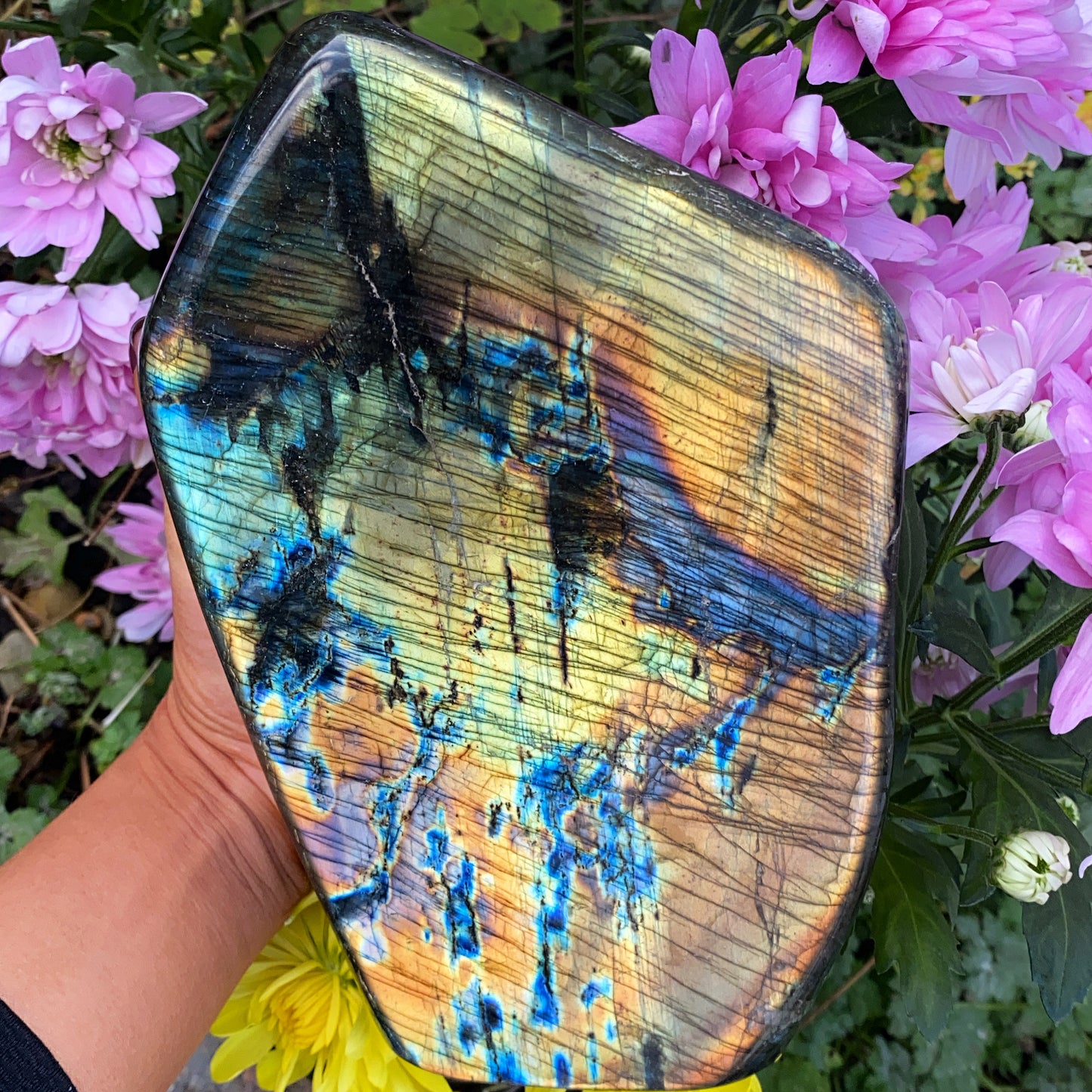 High Grade Labradorite Slab - 2.8kg