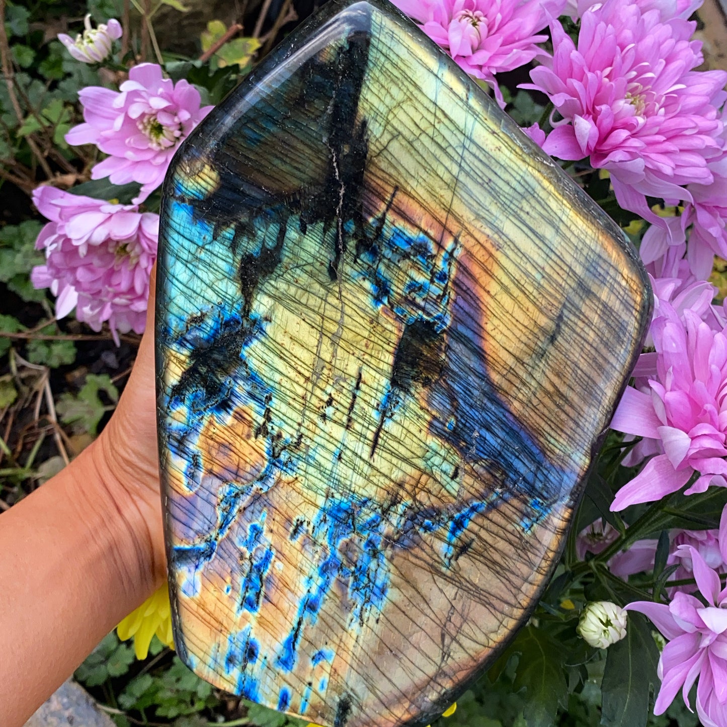 High Grade Labradorite Slab - 2.8kg