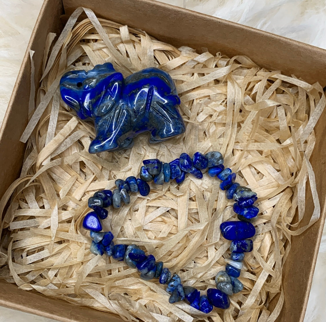 Lapis Lazuli Crystal Gift Set