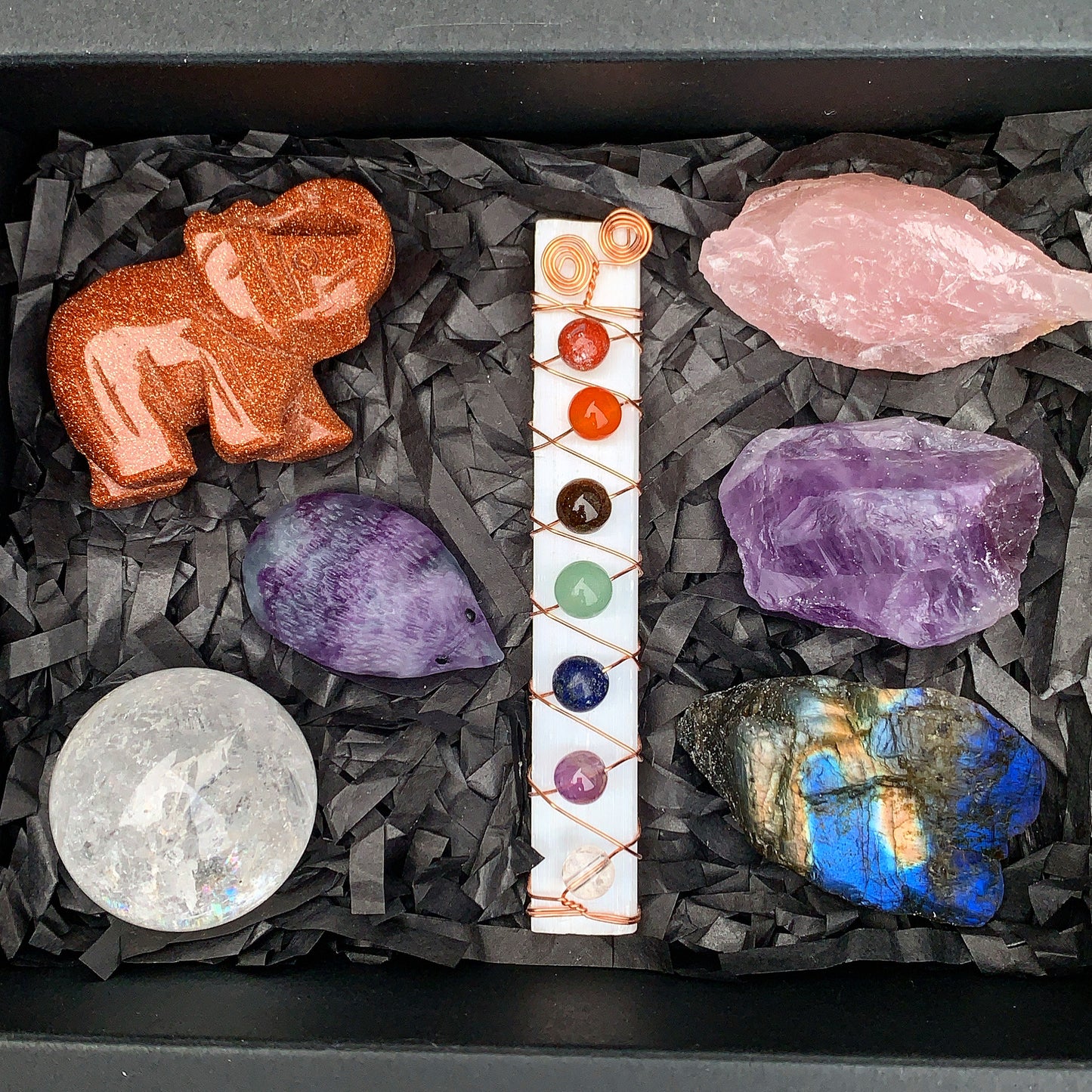 Earths Chakra Crystal Gift Box