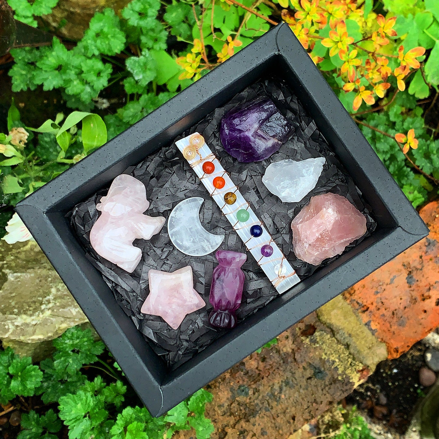 Pink Chakra Tales Crystal Gift Box