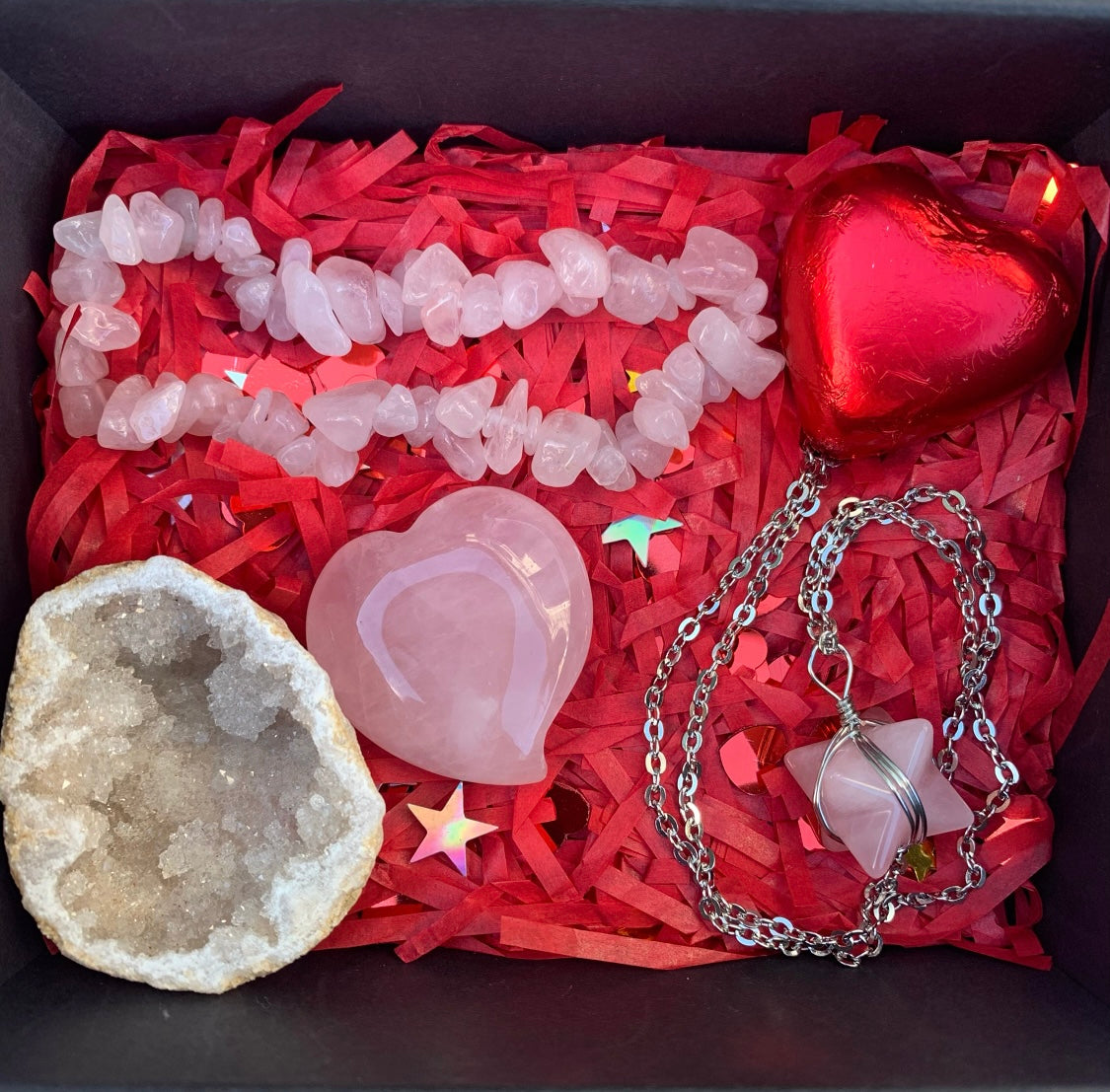 Connected Love Rose Quartz Valentines Day Crystals