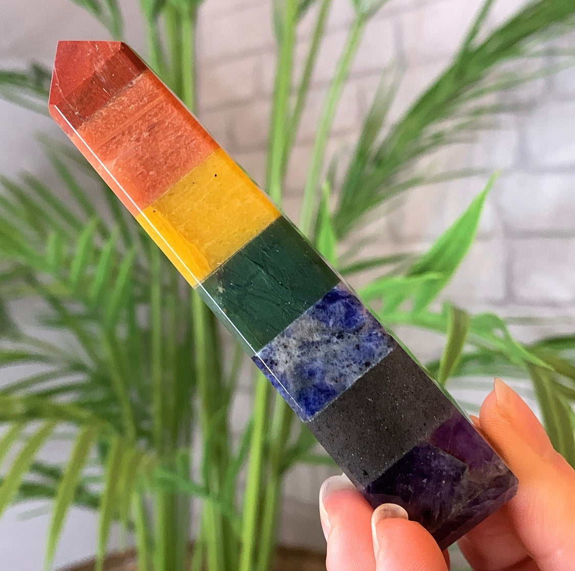 7 Chakra Crystal Obelisk