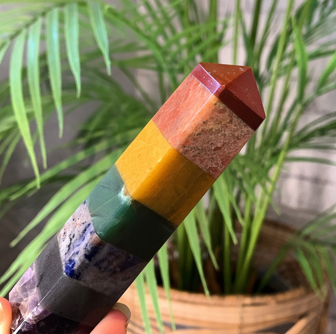 7 Chakra Crystal Obelisk