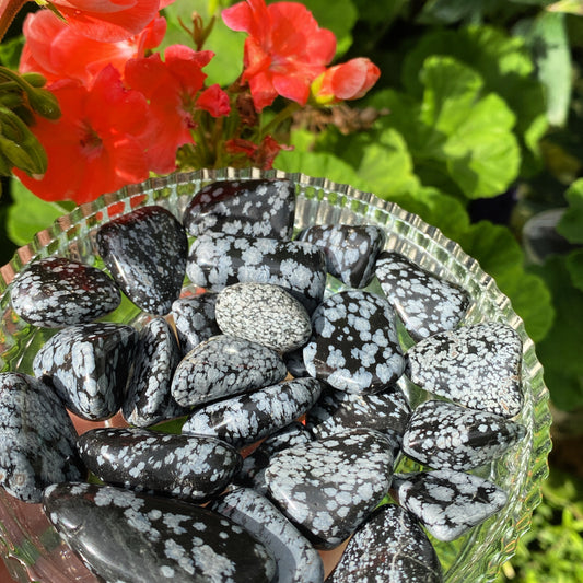 Snowflake Obsidian Tumblestones