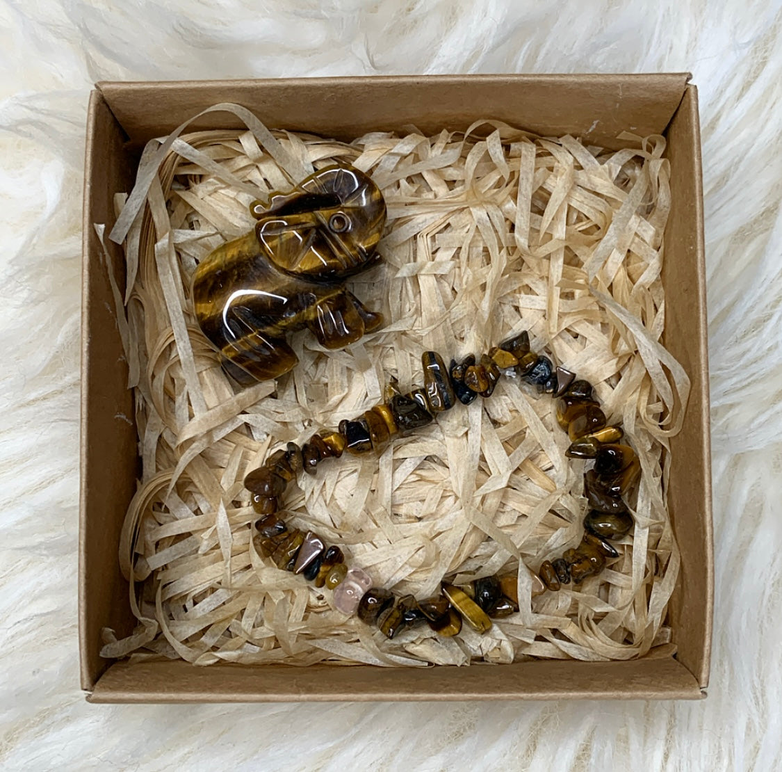 Tigers Eye Crystal Gift Set