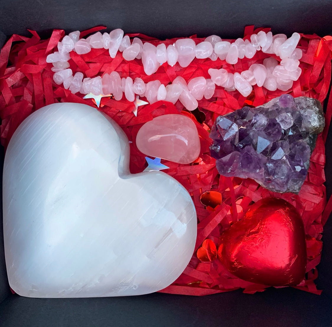 Valentines Day Crystal Gift Set
