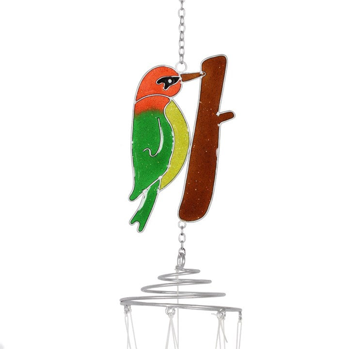 British Birds Woodpecker Windchime