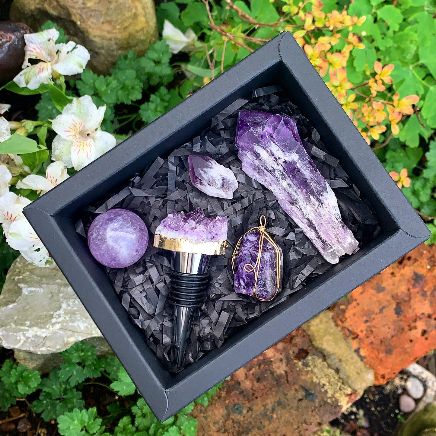 Amethyst Vision Crystal Gift Box