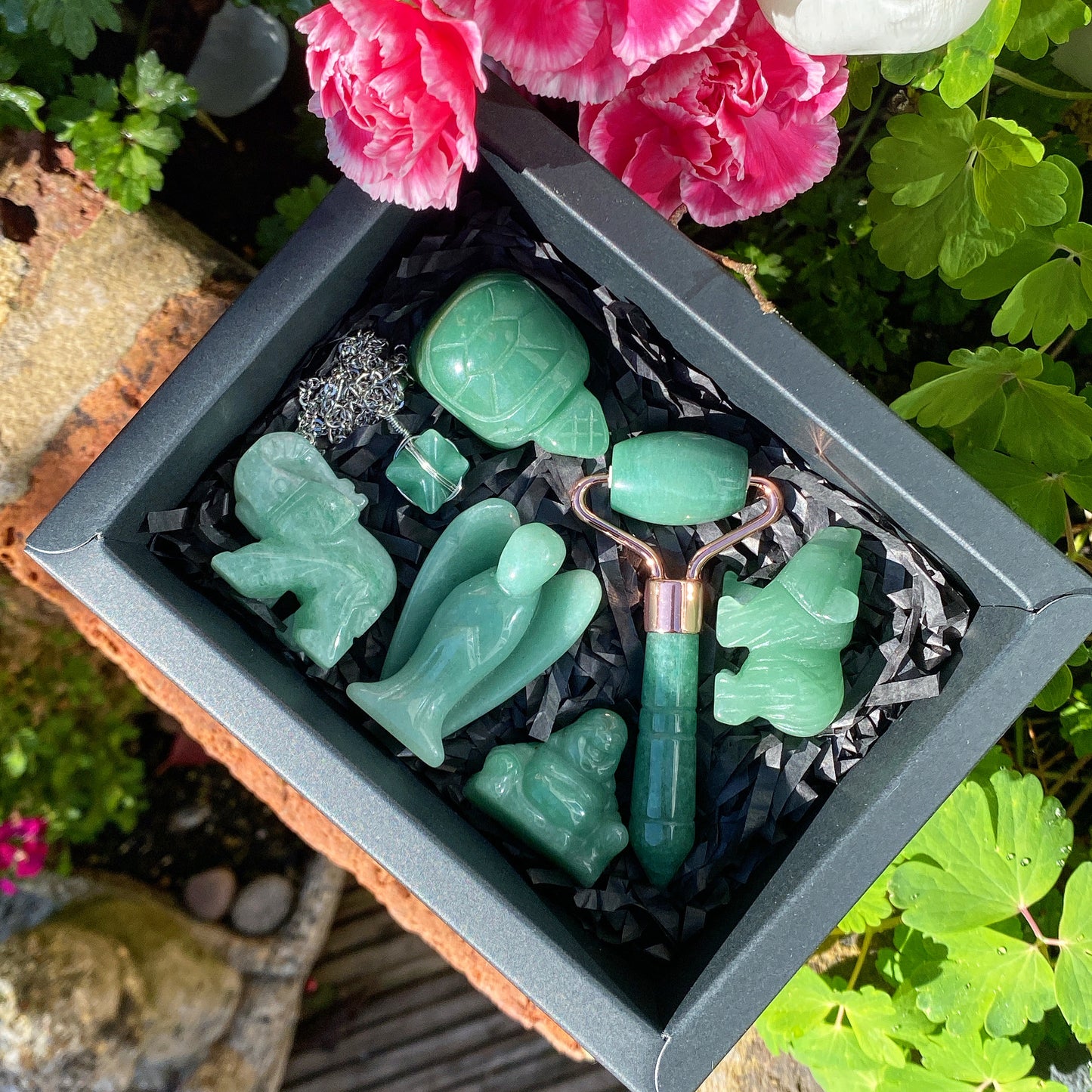 Aventurine Crystal Gift Box