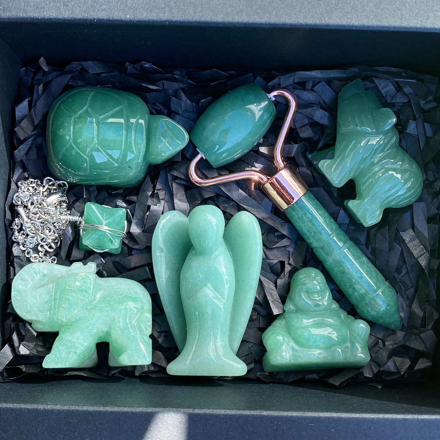 Aventurine Crystal Gift Box