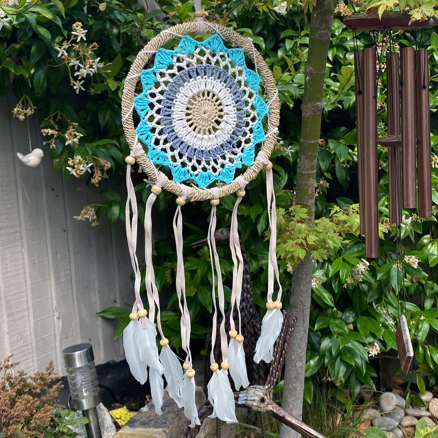 Blue Pastel Boho Dreamcatcher