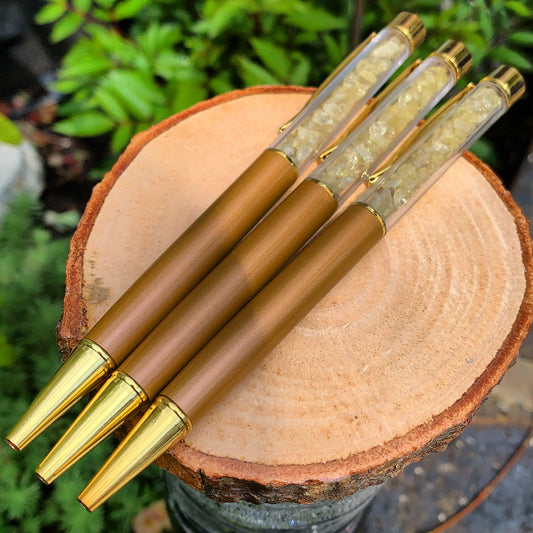 Citrine Crystal Writing Pen
