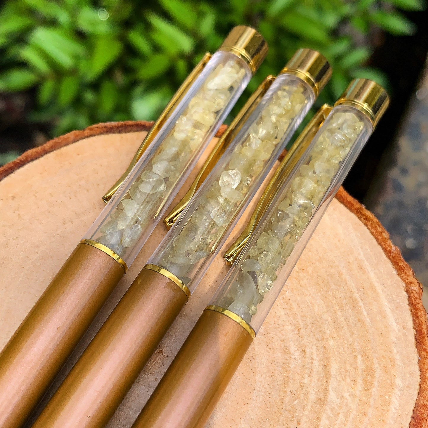 Citrine Crystal Writing Pen