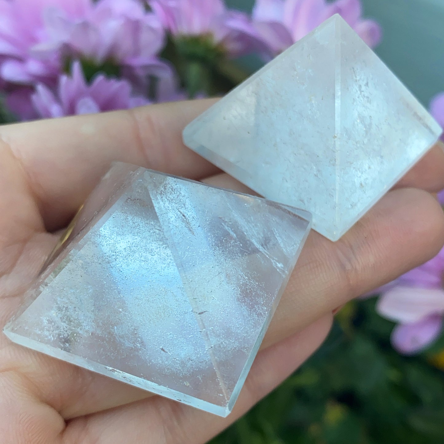Clear Quartz Crystal Pyramid