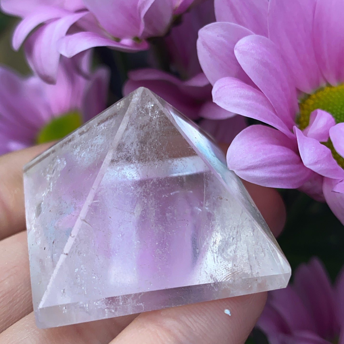 Clear Quartz Crystal Pyramid
