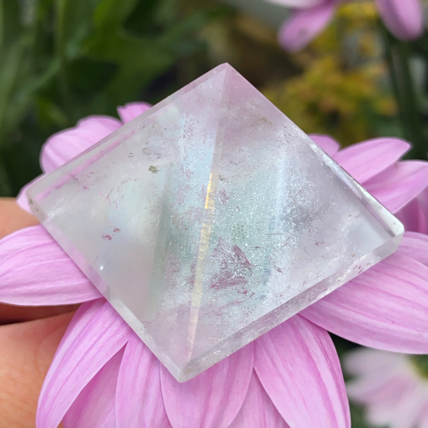 Clear Quartz Crystal Pyramid