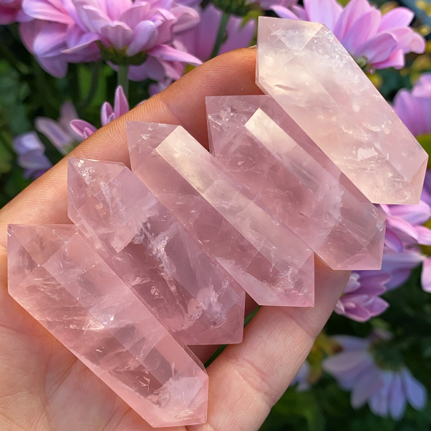 Rose Quartz Terminated Point