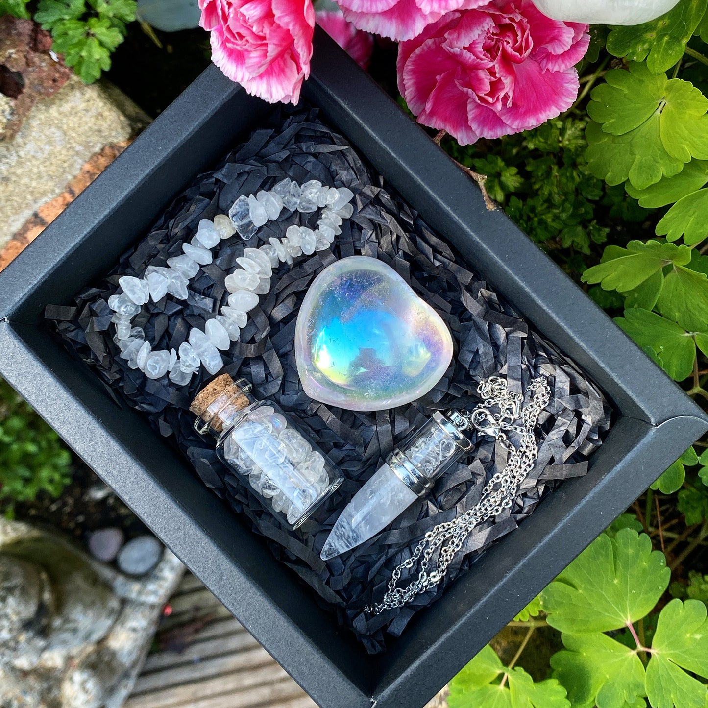 Clear Quartz Crystal Starter Kit