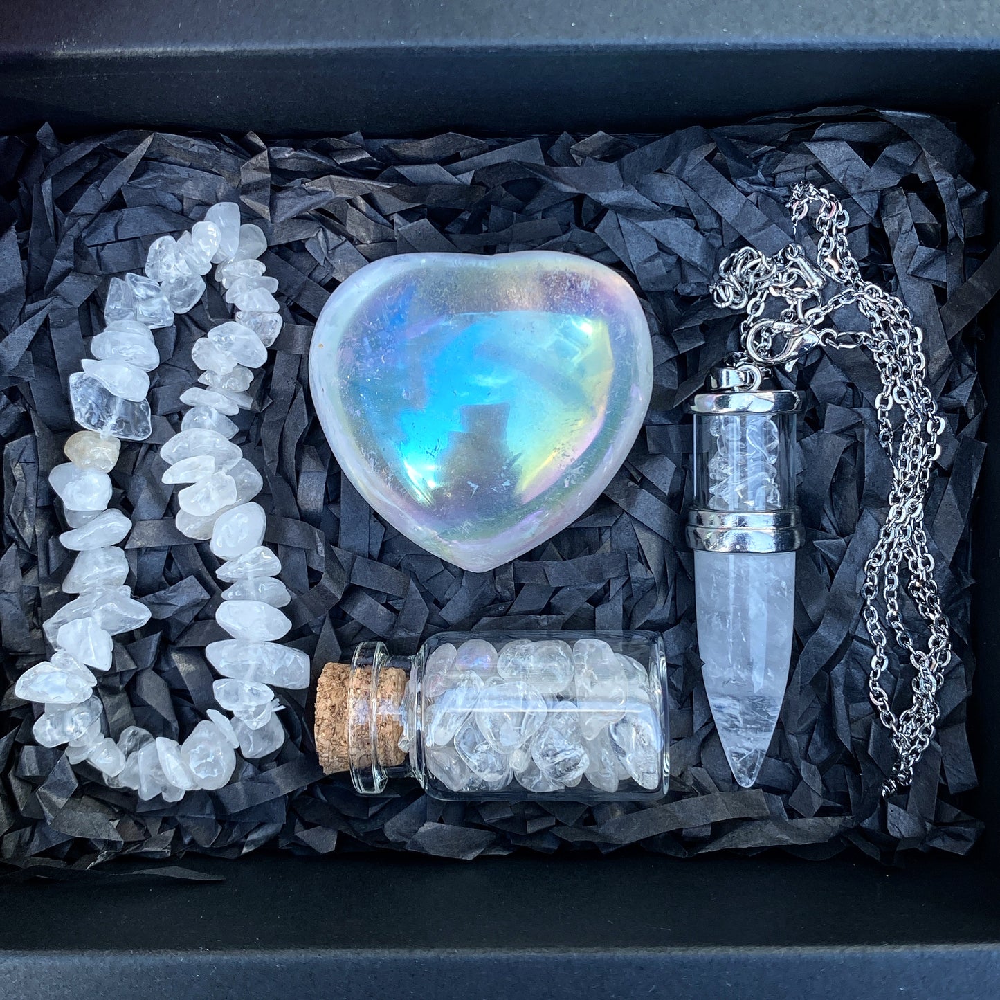 Clear Quartz Crystal Starter Kit