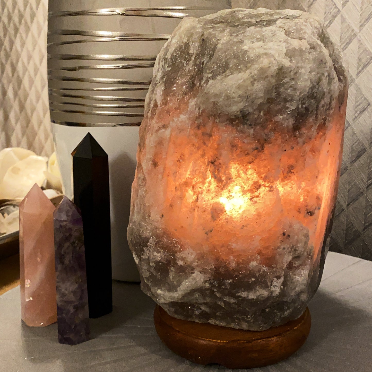 Grey Himalayan Salt Lamp