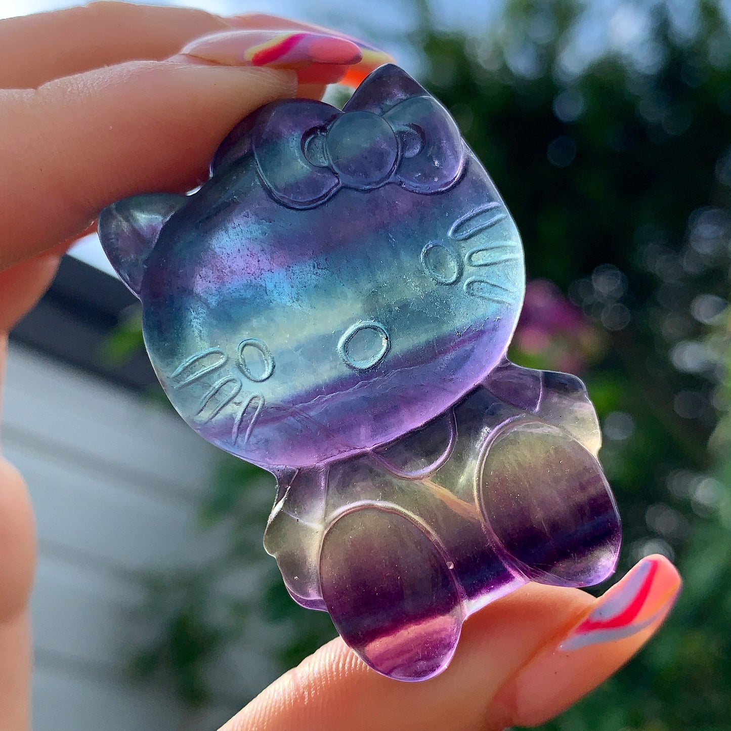 Fluorite Hello Kitty