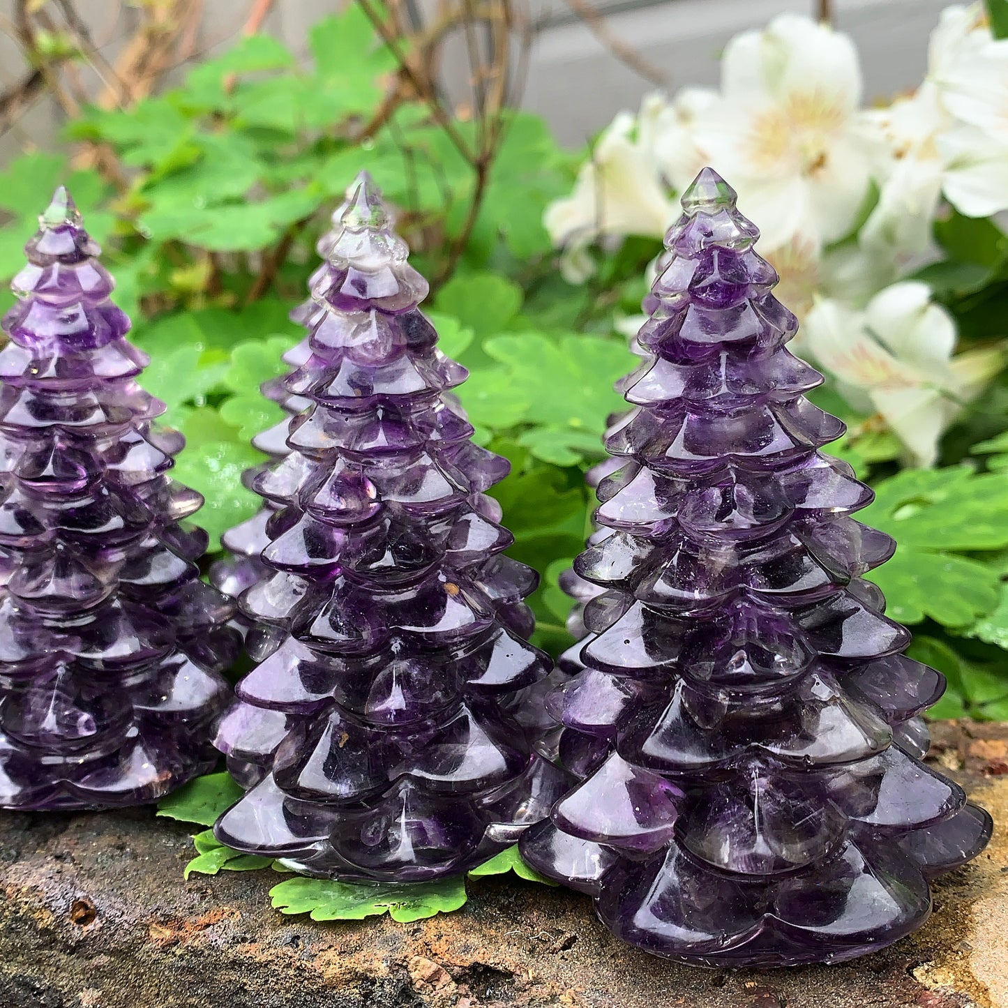 Amethyst Crystal Christmas Tree