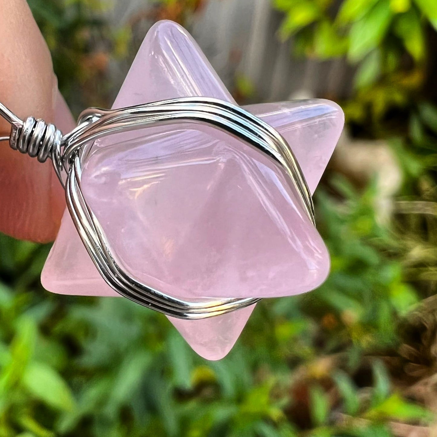 Merkaba Crystal Pendant