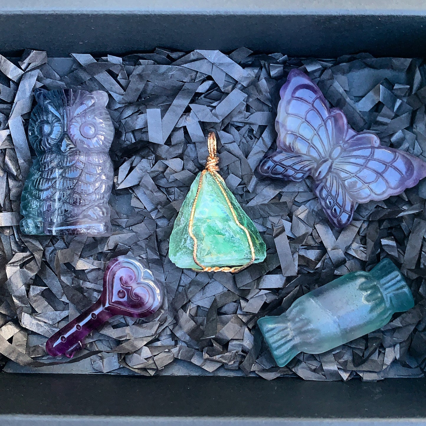 Fluorite Fairytales Crystal Gift Box