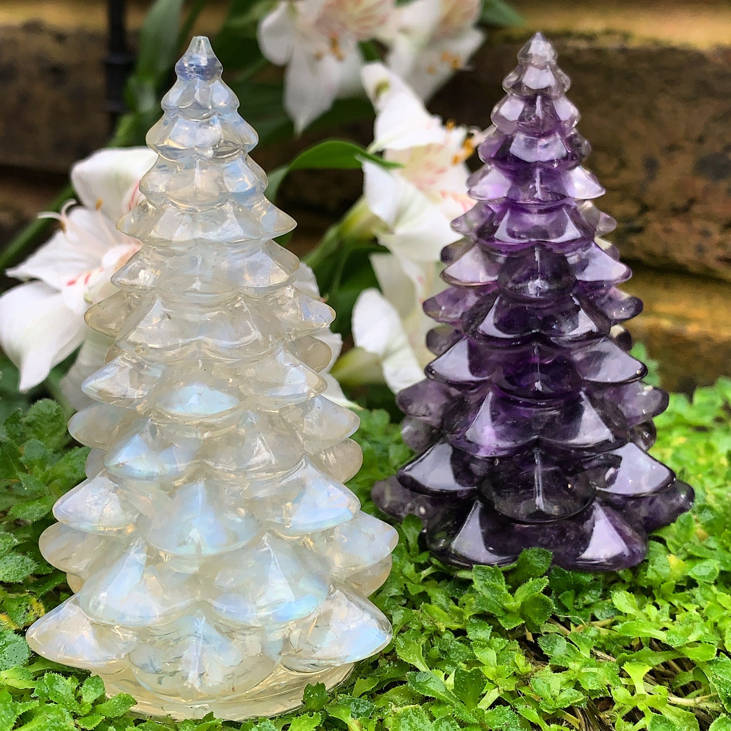 Amethyst Crystal Christmas Tree