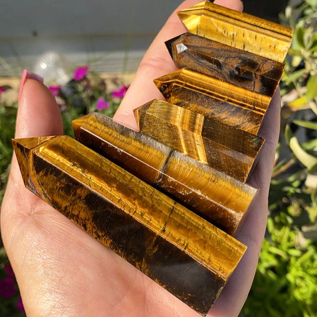 Tigers Eye Crystal Point