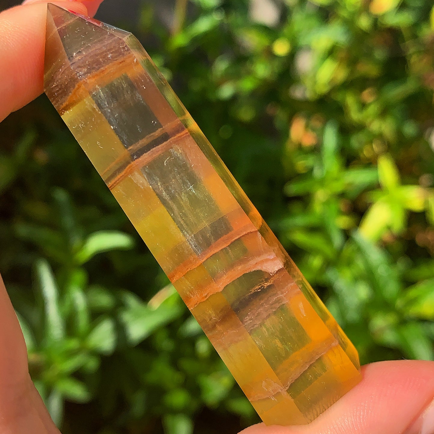 Yellow Fluorite Points
