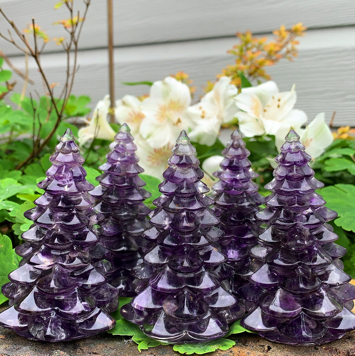 Amethyst Crystal Christmas Tree