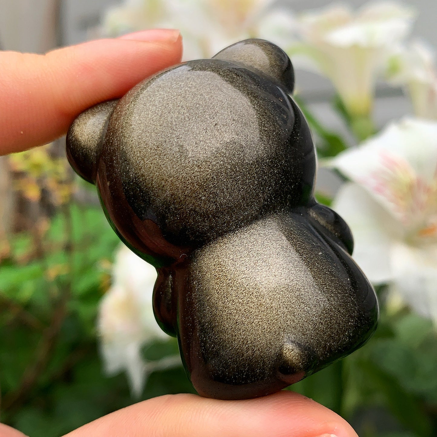 Gold Sheen Love Teddy Bears