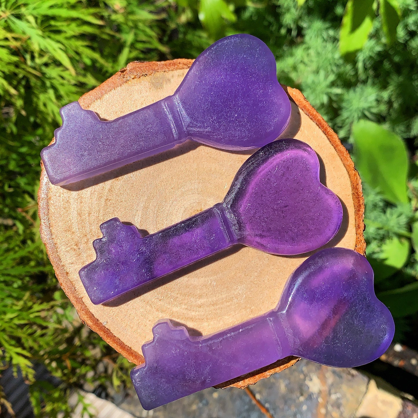 Purple Fluorite Love Key