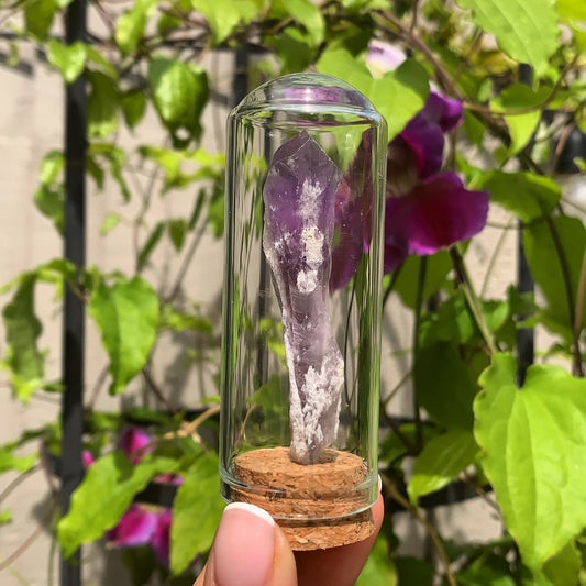 Raw Amethyst Crystal Encased