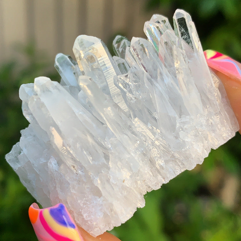 Enchanting Clear Quartz Mini Cluster